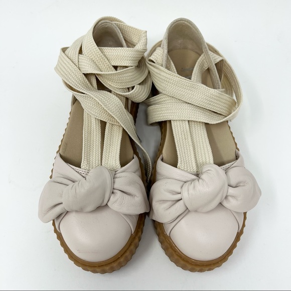 Fenty Puma Creeper Bow Tie Lace Up Espadrilles - Picture 8 of 12